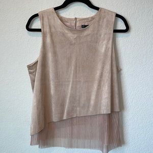 Zara suede top